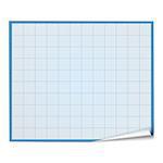Graph paper with curl on white background, vector eps10 illustration
