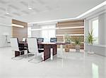 modern office interior. design concept