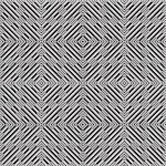 Design seamless monochrome geometric diagonal pattern. Abstract metal textured background. Vector art