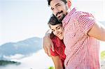 Portrait of young couple, Tyrol, Austria