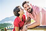 Happy young couple, Tyrol, Austria