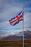 Union Jack at Buachaille Etive Mor, Scotland