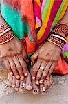 Henna hands, Rajasthan, India