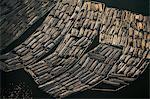 Logs awaiting export, Skagit County, Washington