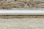 Elevated steam pipeline in the Midway-Sunset oil fields, the largest shale oil field in California.