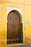 Door to Mosque, Medina, Meknes, Morocco, North Africa, Africa