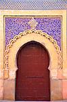 Gate to Royal Palace, Meknes, Morocco, North Africa, Africa