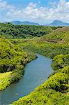 The Wailua River, Kauai, Hawaii, United States of America, Pacific