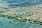 Aerial of the island of Molokai, Hawaii, United States of America, Pacific