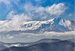 Winter landscape mountain from MACEDONIA