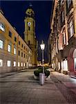 Theatinerkirche and Odeonplatz in the Evening, Munich, Bavaria, Germany