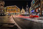 Old Town Hall and Marienplatz in the Night, Munich, Bavaria, Germany