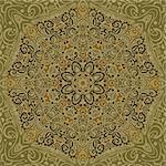 Vector Mandala Background With Beatiful Circle Pattern