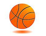 basketball ball to play on white background