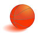 ball for basketball on a white background