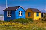 Beach Huts, Aeroskobing, Aero Island, Jutland Peninsula, Region Syddanmark, Denmark, Europe