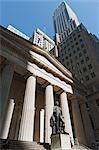 George Washington monument at the Federal Hall, Manhattan, New York, USA