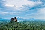 Sigiriya Rock Fortress, UNESCO World Heritage Site, seen from Pidurangala Rock, Sri Lanka, Asia