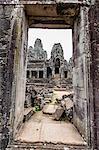 Face towers in Bayon Temple in Angkor Thom, Angkor, UNESCO World Heritage Site, Siem Reap Province, Cambodia, Indochina, Southeast Asia, Asia