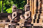 Banteay Srei Temple in Angkor, UNESCO World Heritage Site, Siem Reap Province, Cambodia, Indochina, Southeast Asia, Asia