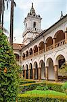 Cloister, San Francisco Church and Convent, Quito, UNESCO World Heritage Site, Pichincha Province, Ecuador, South America