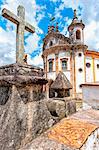 Nossa Senhora do Rosario Church, Ouro Preto, UNESCO World Heritage Site, Minas Gerais, Brazil, South America