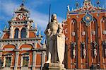 Brotherhood of Blackheads House, Old Town, UNESCO World Heritage Site, Riga, Latvia, Europe