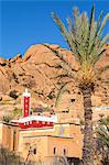 The Red Mosque of Adai, Tafraoute, Anti Atlas, Morocco, North Africa, Africa