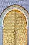 Royal Palace door, Fes, Morocco, North Africa, Africa