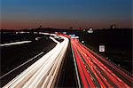 Rush hour on the A8 Autobahn, Stuttgart, Baden Wurttemberg, Germany, Europe