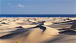 Panorama of the sand dunes of Maspalomas, Maspalomas, Gran Canaria, Canary Islands, Spain, Atlantic, Europe