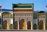 Royal Palace in Fes, Morocco, Front View