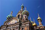 Church on Spilled Blood (Church of the Resurrection), UNESCO World Heritage Site, St. Petersburg, Russia, Europe