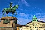 Statue of Franz Joseph I, Vienna, Austria, Europe