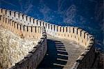 The ancient Great Wall at Mutianyu, north of Beijing (formerly Peking)