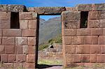 Inca ruins in the Sacred Valley, Pissac, Peru, South America