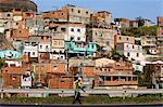 Favelas in Salvador da Bahia, Bahia, Brazil, South America