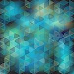 abstract background triangles from a dark turquoise blue background