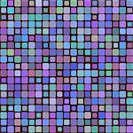 Background of colored fun mosaic in vector