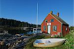 This was was part of a harbor in Stonington, Maine. It is now privately owned as part of a larger estate.