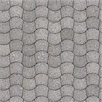 Gray Pavement - curved trapezoid. Seamless Tileable Texture.
