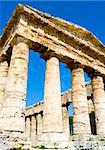 Ancient temple of Segesta in the valley - Trapani, Sicily