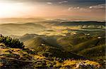 landscape, view from Sivy vrch towards Orava