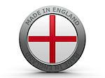 Emblem - made in England, three-dimensional rendering