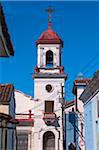 Close-up of church, Sanctis Spiritus, Cuba, West Indies, Caribbean