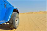 Four Wheel Drive Car in Desert, Matruh, Libyan Desert, Sahara Desert, Egypt