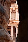 View of Al-Khazneh from the Siq, Petra, Jordan