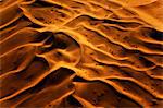 Africa, Sossusvlei, Namib Desert, Namibia. Ripples on Sand dunes at Sossusvlei caused by the wind.