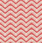 Lace vector seamless pattern with chevron on pink background. Lace zigzag