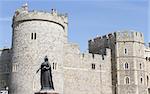 Statue of Queen Victoria outside Windsor Castle. Windsor Castle , the oldest and largest occupied Castle in the World. The official residence of Her Majesty Queen Elizabeth II